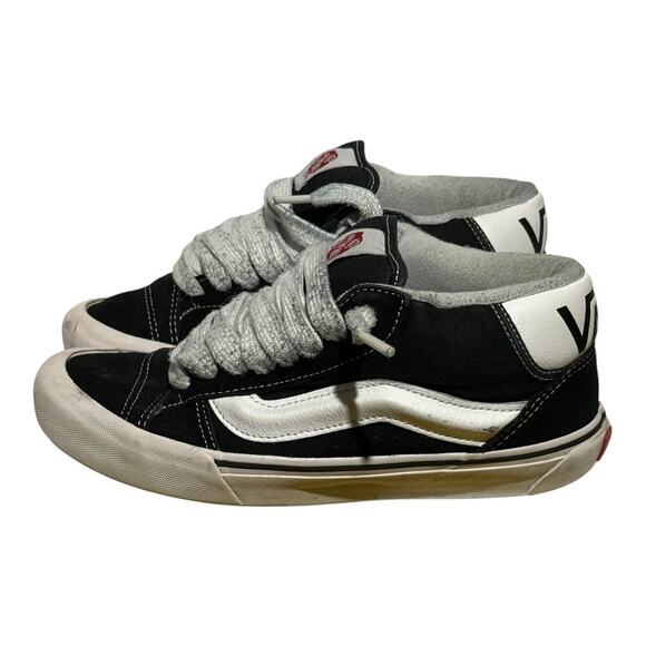 Vans Sk8-Hi Black MTE Mid Suede Canvas Women's 7.5 Skate Shoes Retro Sneakers - Picture 4 of 8